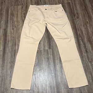 Paige Normandie Pants Men's 36 High Rise Chino Japanese Twill in Hatch Wash